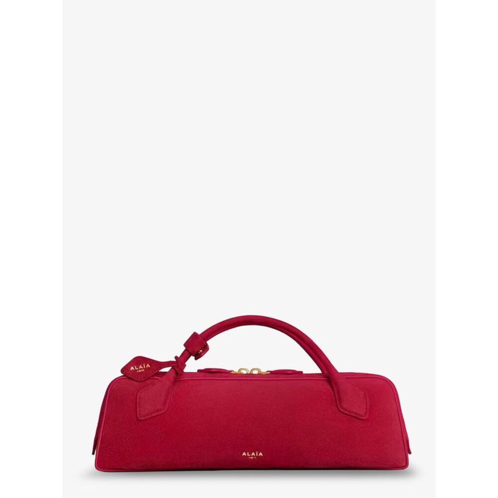 Alaia Women Teckel Clutch Suede Handbag